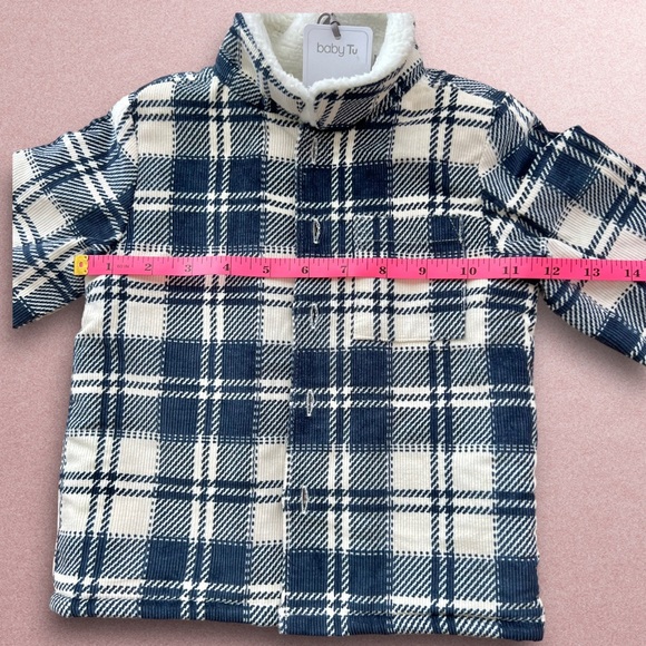 Jacket Shirt Soft unisex Toddler Size: 12-18m With Inner Sherpa Lining UK brand - Picture 5 of 14